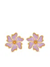 Oscar De La Renta Cherry Blossom Earrings