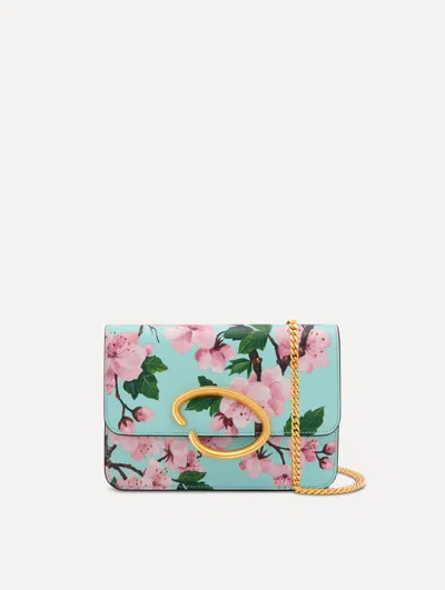 Oscar De La Renta Cherry Blossom Printed O Pochette