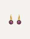 Oscar De La Renta Classic Crystal Mini Hoop Earrings