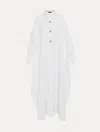 Oscar De La Renta Cotton Poplin Caftan