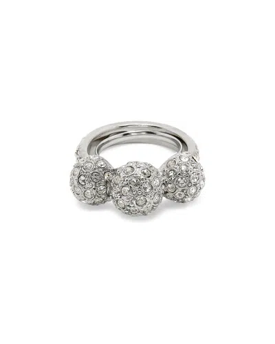 Oscar De La Renta Crystal 3 Ball Ring