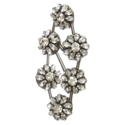 Oscar De La Renta Crystal Chandelier Earrings