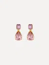 Oscar De La Renta Crystal-embellished Earrings In Gold
