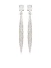 Oscar De La Renta Crystal Pave Spike Earrings In Neutrals