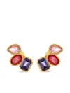 Oscar De La Renta クリスタル ピアス In Multi