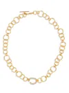 Oscar De La Renta Crystal-embellished Necklace In Gold
