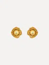 Oscar De La Renta Crystal Nest Earrings