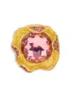 Oscar De La Renta Crystal Nest Ring