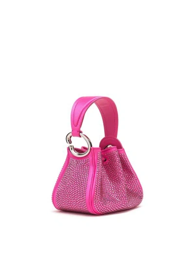 Oscar De La Renta Crystal-embellishment Bucket Bag In Peony