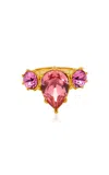 Oscar De La Renta Crystal Prong Ring
