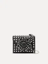 Oscar De La Renta Crystal Stud Mini Tro Bag
