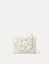 Oscar De La Renta Crystal Stud Mini Tro Bag