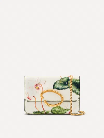 Oscar De La Renta Cyclamen-printed O Pochette