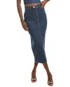 Oscar De La Renta Ladies Woven Skirt In Blue