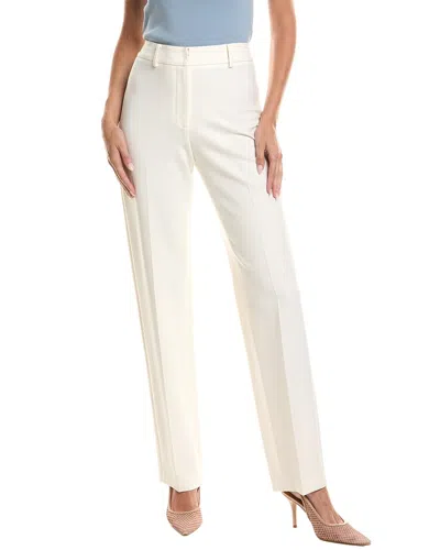 Oscar De La Renta Double Face Stretch Wool-blend Pant In Pattern