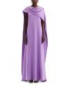 OSCAR DE LA RENTA OSCAR DE LA RENTA DRAPED GEORGETTE GOWN