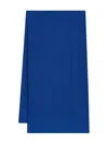 Oscar De La Renta Edge-stitched Shawl In Blue
