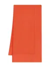 Oscar De La Renta Edge-stitched Shawl In Orange