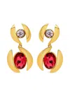 Oscar De La Renta デコラティブ ピアス In Gold