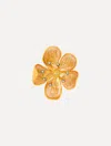 Oscar De La Renta Enamel Cherry Blossom Brooch