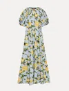 Oscar De La Renta English Rose Cotton Poplin Caftan