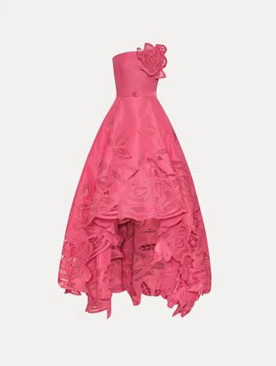Oscar De La Renta English Rose Cutout Gown