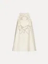 Oscar De La Renta English Rose Cutout Leather Dress In Neutral