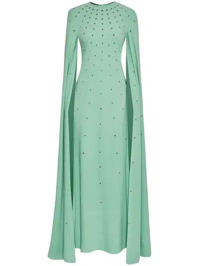 Oscar De La Renta Eyelet-detail Kaftan Dress