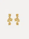 Oscar De La Renta Fine Line Drop Clip-on Earrings