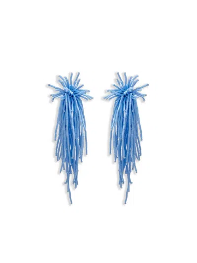 Oscar De La Renta Firework Tassel Earrings