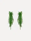 Oscar De La Renta Firework Tassel Clip-on Earrings