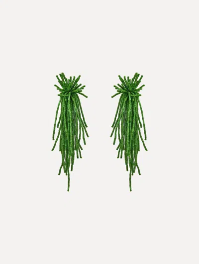 Oscar De La Renta Firework Tassel Earrings