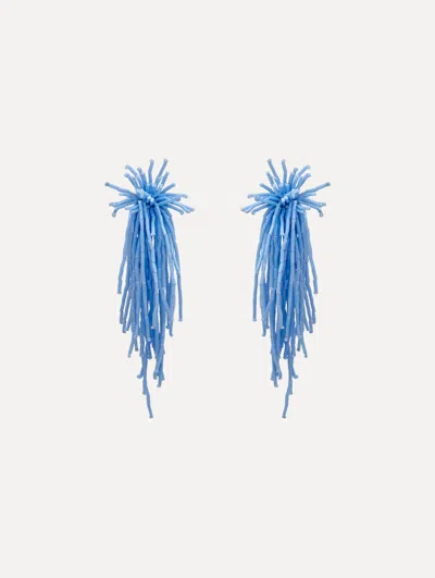 Oscar De La Renta Firework Tassel Earrings