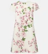 Oscar De La Renta Embroidered Tweed Mini Dress