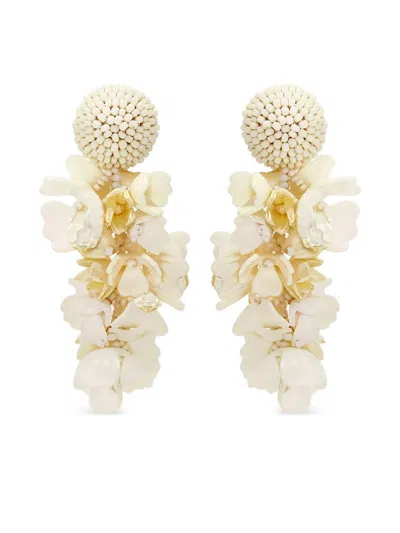 Oscar De La Renta Flower-detailing Earrings