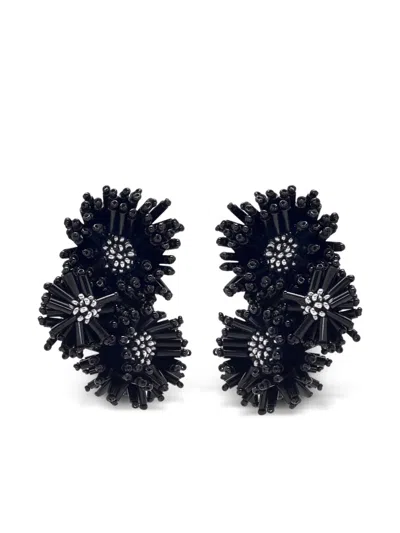 Oscar De La Renta Flower-detailing Earrings