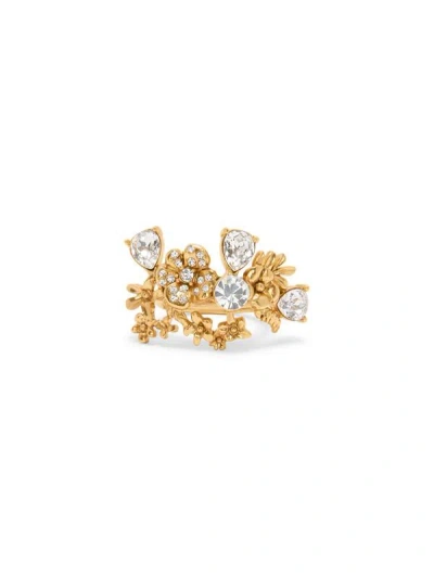 Oscar De La Renta Flower Garden Ring In Gold