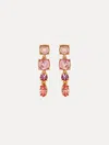 Oscar De La Renta Four-tier Drop Earrings