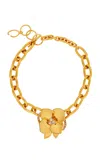 Oscar De La Renta Gold Blossom Necklace