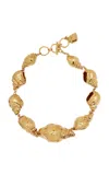 Oscar De La Renta Gold Shell Necklace