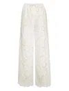 OSCAR DE LA RENTA GUIPURE LACE TROUSERS
