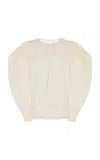 Oscar De La Renta Guipure Top In Off-white