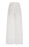 Oscar De La Renta Guipure Wide-leg Pants In White