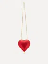 Oscar De La Renta Heart Balloon Bag In Red