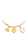 Oscar De La Renta Heart O Bag Charm In Gold