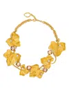Oscar De La Renta Ivy Vine-shaped Necklace In Gold