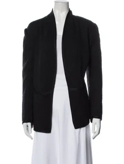 Pre-owned Oscar De La Renta Jacket In Gray