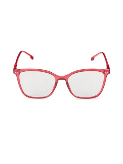 Oscar De La Renta Kid's 56mm Reading Glasses In Magenta