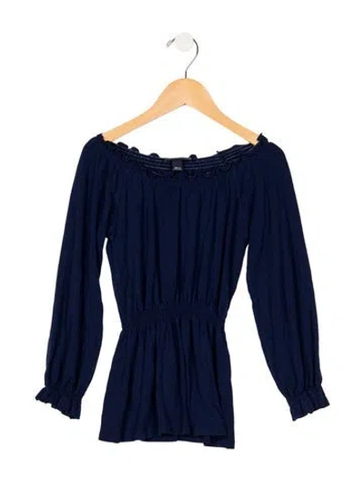 Pre-owned Oscar De La Renta Babies' Kids Dress In Blue