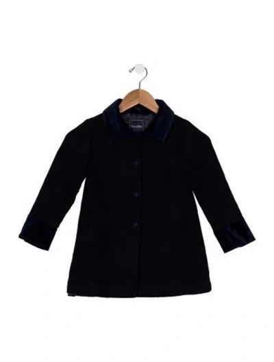 Pre-owned Oscar De La Renta Babies'  Kids Jacket In Blue